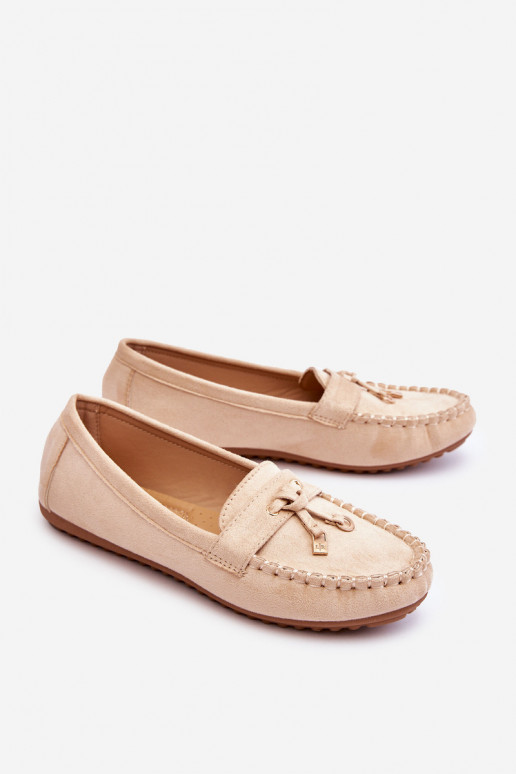 Classic Suede Loafers Beige Good Time Classic Suede Loafers Beige Good Time