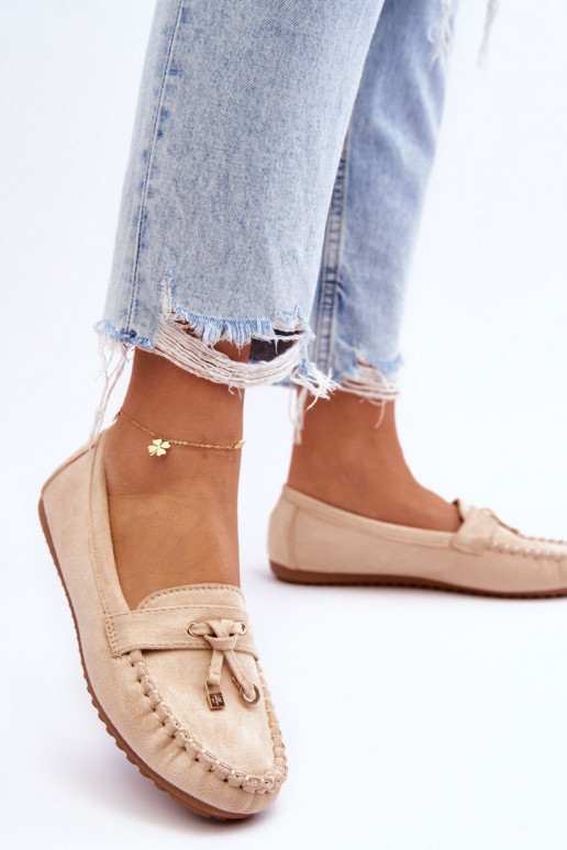 Classic Suede Loafers Beige Good Time Classic Suede Loafers Beige Good Time