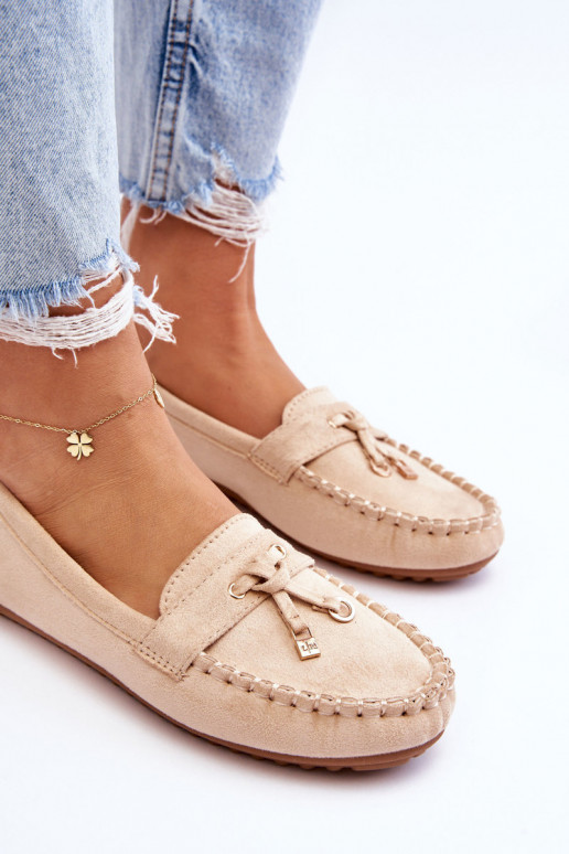 Classic Suede Loafers Beige Good Time Classic Suede Loafers Beige Good Time
