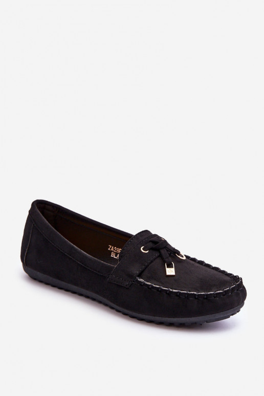 Classic Suede Loafers Black Good Time Classic Suede Loafers Black Good Time