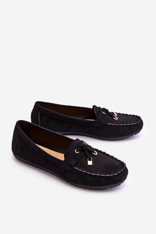 Classic Suede Loafers Black Good Time Classic Suede Loafers Black Good Time