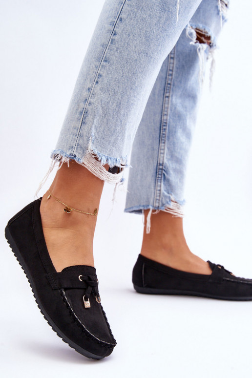 Classic Suede Loafers Black Good Time Classic Suede Loafers Black Good Time