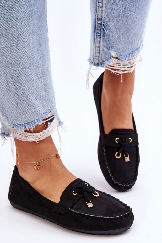 Classic Suede Loafers Black Good Time Classic Suede Loafers Black Good Time