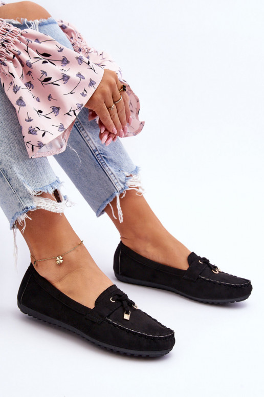 Classic Suede Loafers Black Good Time Classic Suede Loafers Black Good Time