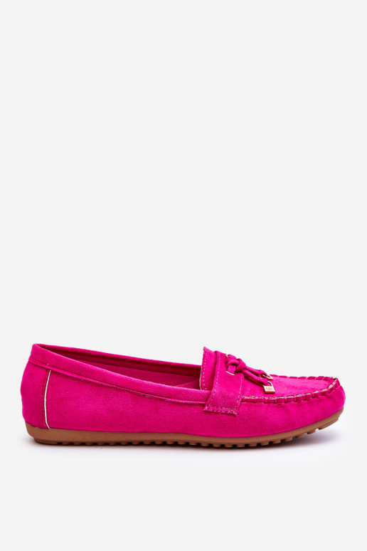 Classic Suede Loafers Fuchsia Good Time Classic Suede Loafers Fuchsia Good Time