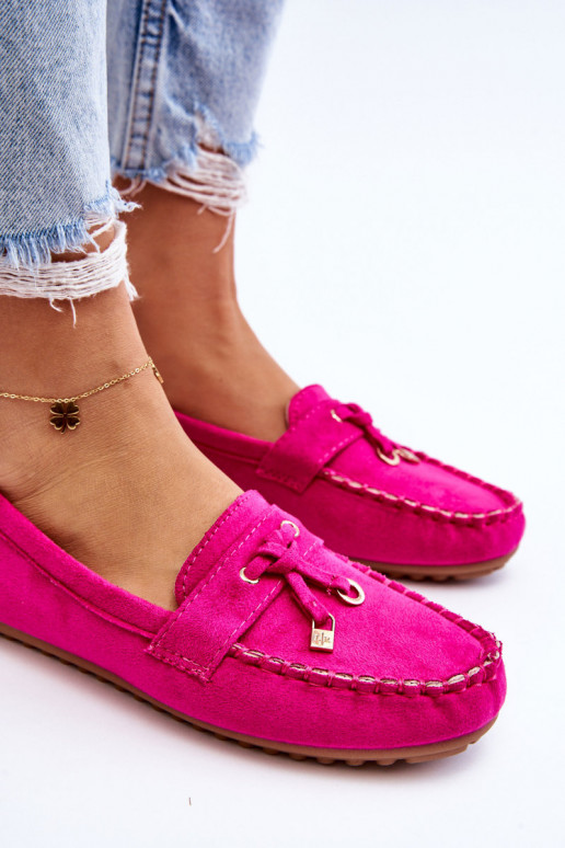 Classic Suede Loafers Fuchsia Good Time Classic Suede Loafers Fuchsia Good Time