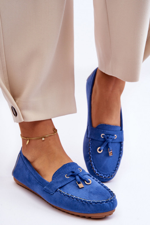 Classic Suede Loafers Blue Good Time Classic Suede Loafers Blue Good Time