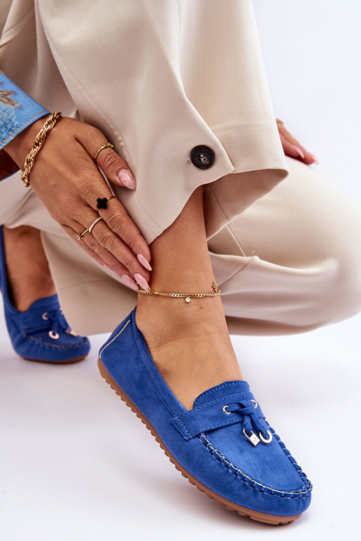 Classic Suede Loafers Blue Good Time Classic Suede Loafers Blue Good Time