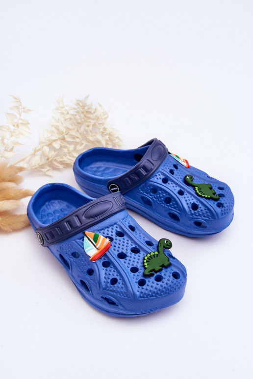 Children's Foam Lightweight Crocs Sandals Blue Sweets Children's Foam Lightweight Crocs Sandals Blue Sweets