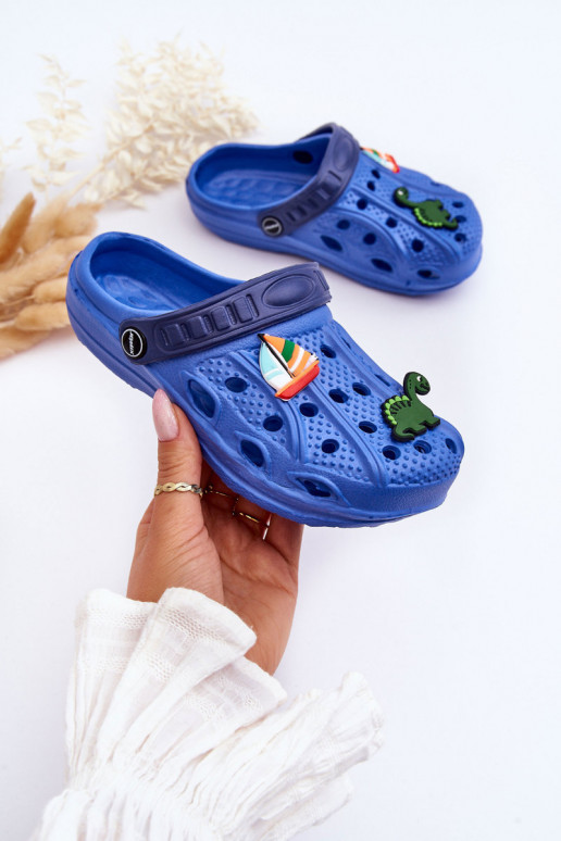 Children's Foam Lightweight Crocs Sandals Blue Sweets Children's Foam Lightweight Crocs Sandals Blue Sweets