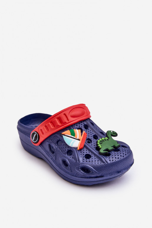 Children's Foam Lightweight Crocs Sandals navy blue Sweets Children's Foam Lightweight Crocs Sandals navy blue Sweets