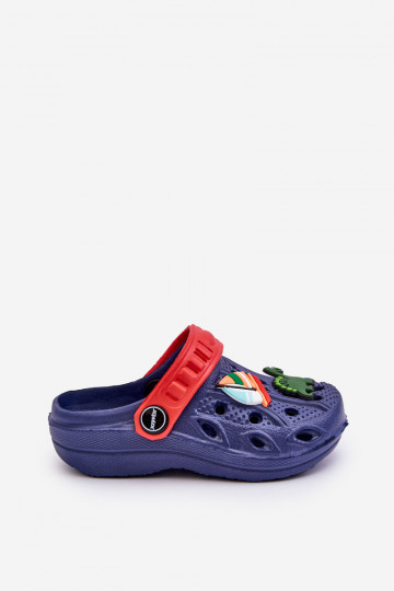 Children's Foam Lightweight Crocs Sandals navy blue Sweets 2