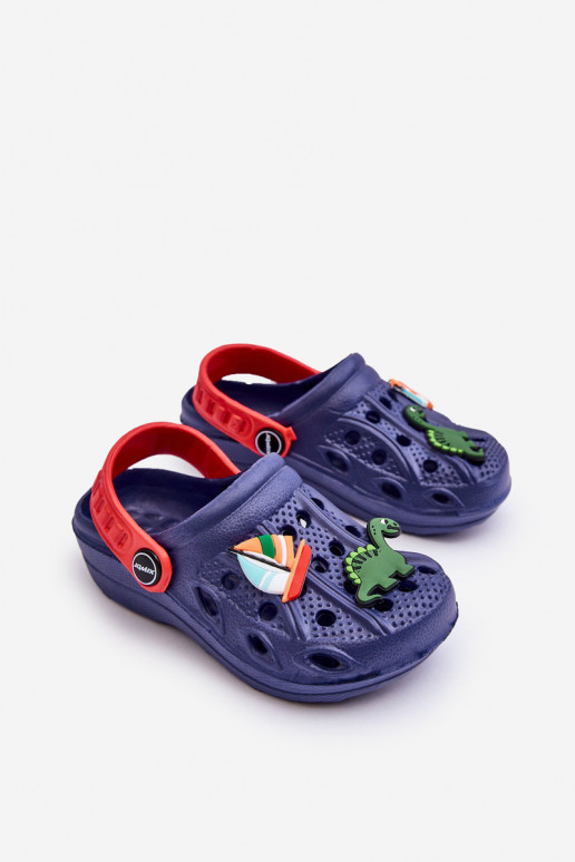 Children's Foam Lightweight Crocs Sandals navy blue Sweets Children's Foam Lightweight Crocs Sandals navy blue Sweets