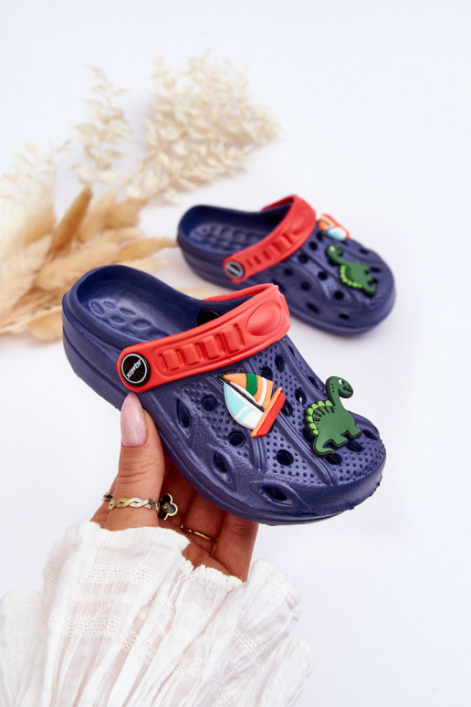 Children's Foam Lightweight Crocs Sandals navy blue Sweets Children's Foam Lightweight Crocs Sandals navy blue Sweets