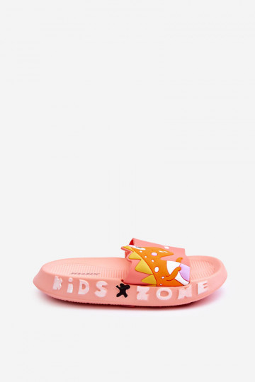 Children's Foam Slippers Dinosaur Light pink Dario 2