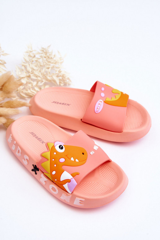 Children's Foam Slippers Dinosaur Light pink Dario Children's Foam Slippers Dinosaur Light pink Dario