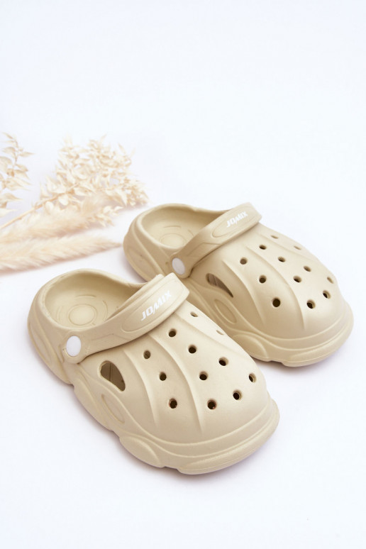 Children's Foam Slippers Crocs Beige Cloudy Children's Foam Slippers Crocs Beige Cloudy
