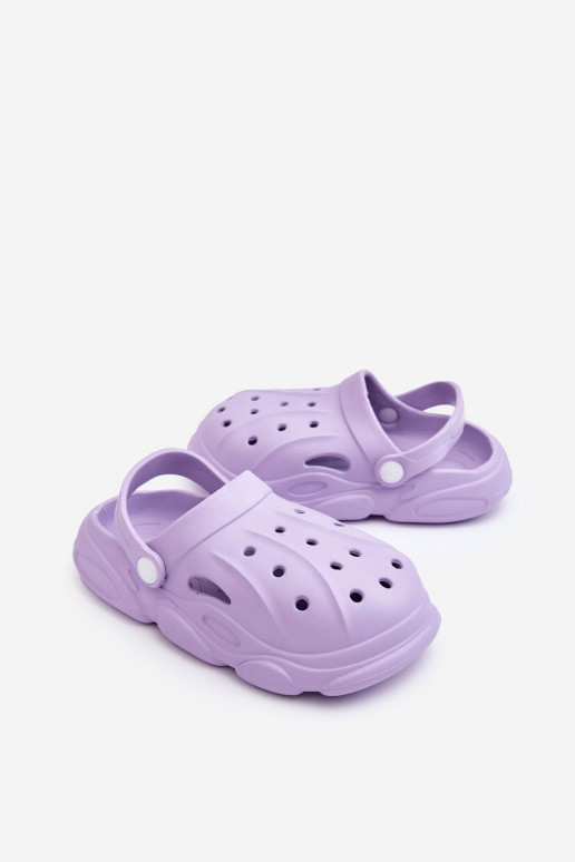 Children's Foam Slippers Crocs Violet Cloudy Children's Foam Slippers Crocs Violet Cloudy