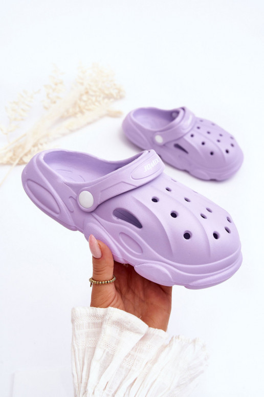 Children's Foam Slippers Crocs Violet Cloudy Children's Foam Slippers Crocs Violet Cloudy