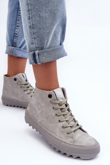 Women's Sneakers Big Star High Warm Grey GG274070 2
