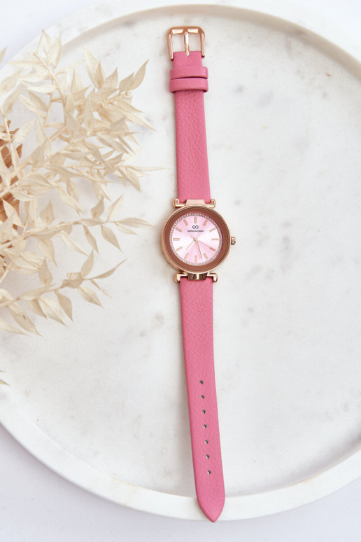 Giorgio&Dario Classic Women's Leather Watch Pink Giorgio&Dario Classic Women's Leather Watch Pink