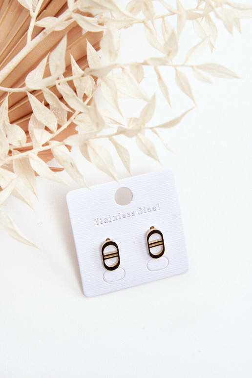 Oval Stud Earrings gold Oval Stud Earrings gold