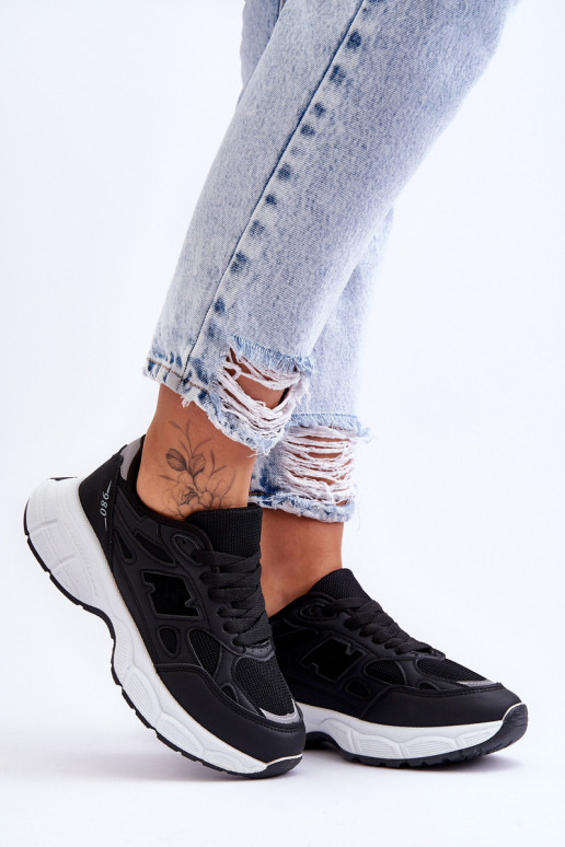 Women's Stylish Sport Shoes with Mesh Black Venice Women's Stylish Sport Shoes with Mesh Black Venice