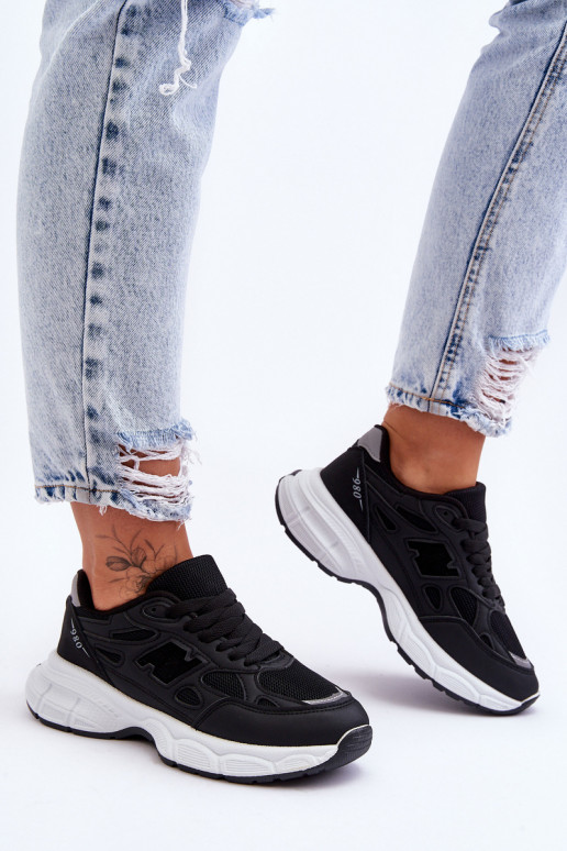 Women's Stylish Sport Shoes with Mesh Black Venice Women's Stylish Sport Shoes with Mesh Black Venice