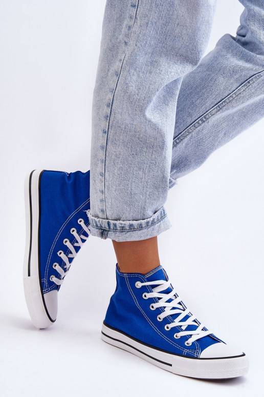 Women's Classic High Sneakers Blue Remos Women's Classic High Sneakers Blue Remos