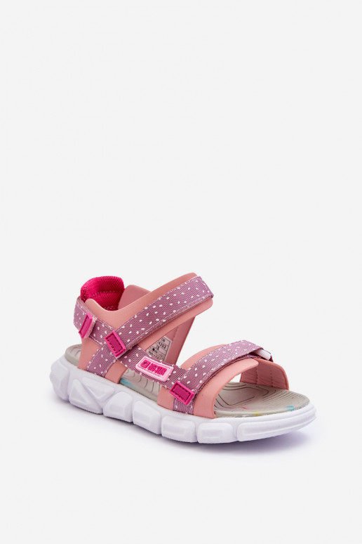 Child's Sandals with Velcro Big Star LL374202 Pink Child's Sandals with Velcro Big Star LL374202 Pink