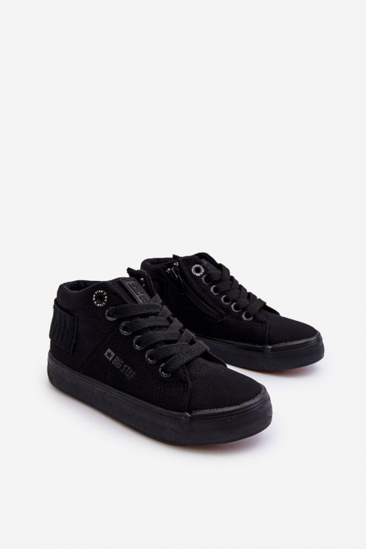 Children's Classic High-Top Sneakers Big Star LL374001 Black Children's Classic High-Top Sneakers Big Star LL374001 Black