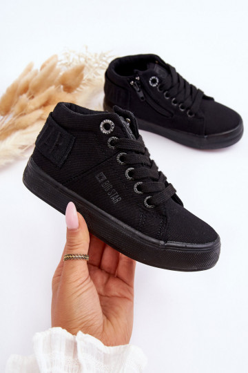Children's Classic High-Top Sneakers Big Star LL374001 Black 2
