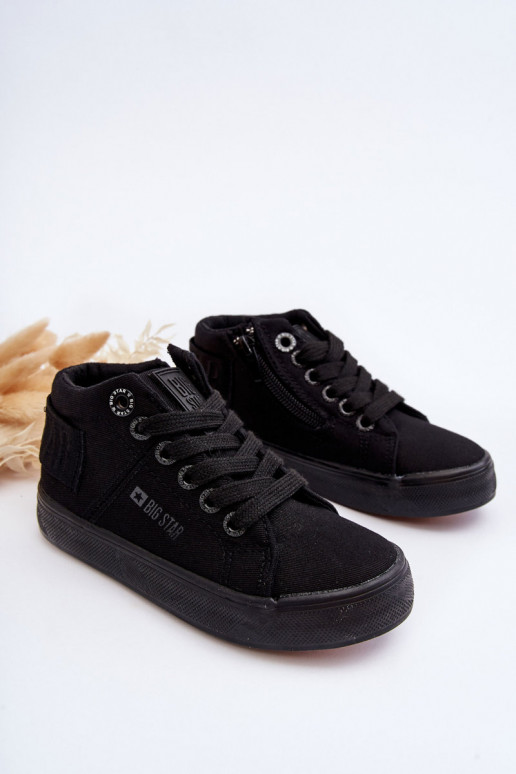 Children's Classic High-Top Sneakers Big Star LL374001 Black Children's Classic High-Top Sneakers Big Star LL374001 Black