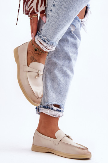Women's Classic Moccasins Beige Cortez 2