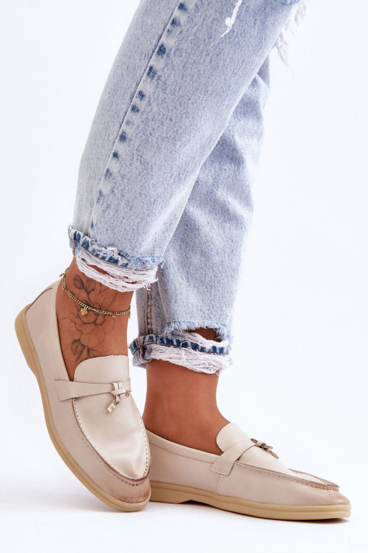 Women's Classic Moccasins Beige Cortez Women's Classic Moccasins Beige Cortez