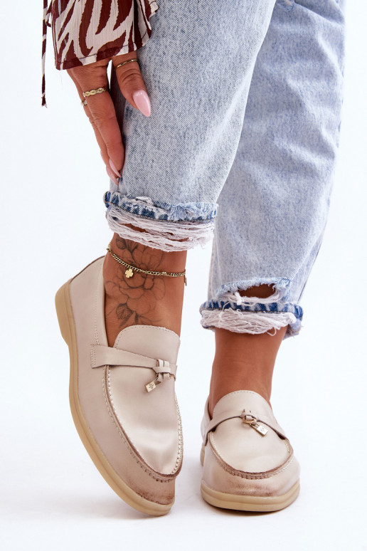 Women's Classic Moccasins Beige Cortez Women's Classic Moccasins Beige Cortez