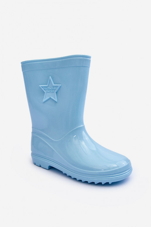Child's Rubber Boots Light Blue Malvi Child's Rubber Boots Light Blue Malvi