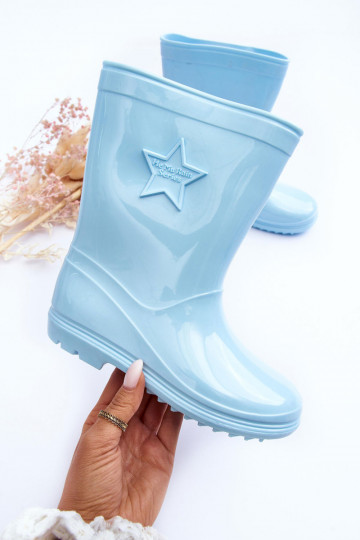 Child's Rubber Boots Light Blue Malvi 2