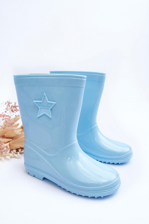 Child's Rubber Boots Light Blue Malvi Child's Rubber Boots Light Blue Malvi