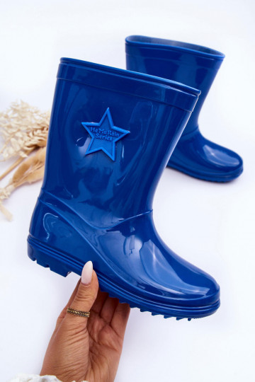Child's Rubber Boots Blue Malvi 2