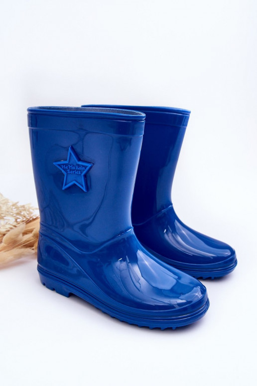 Child's Rubber Boots Blue Malvi Child's Rubber Boots Blue Malvi
