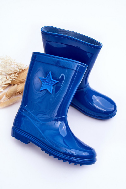 Child's Rubber Boots Blue Malvi Child's Rubber Boots Blue Malvi