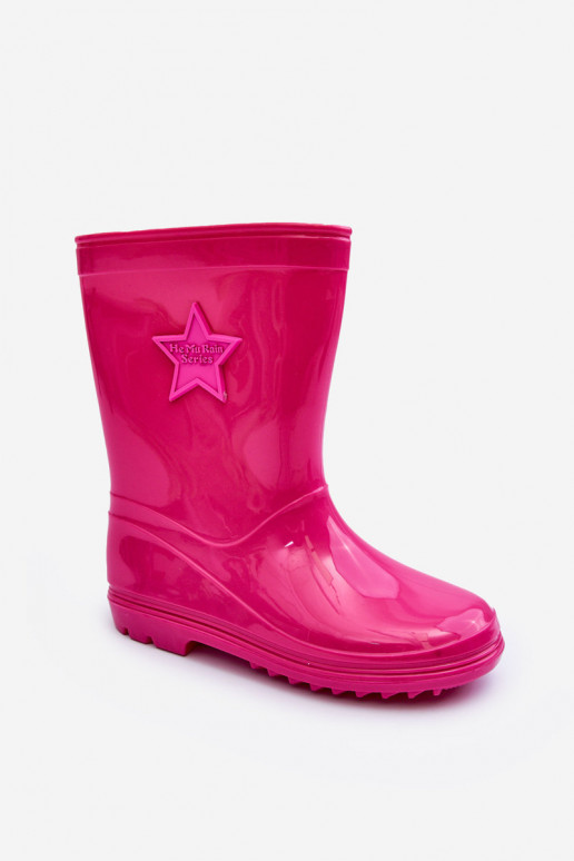 Children's Rubber Wellingtons Fuchsia Malvi Children's Rubber Wellingtons Fuchsia Malvi