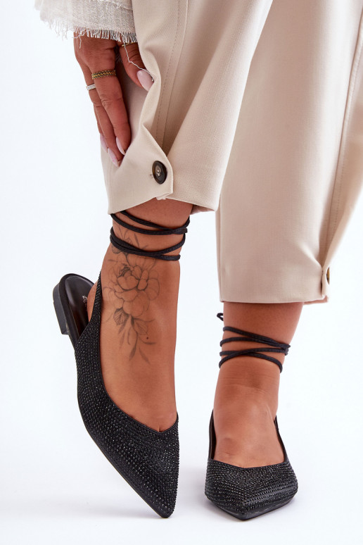 Classic Pointed Toe High Heels Black Delimena