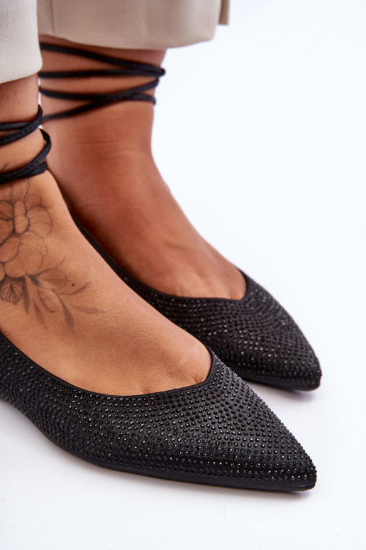 Classic Pointed Toe High Heels Black Delimena