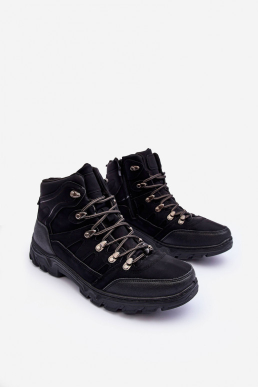 Men's Padded Trekking Shoes Black Cowder Men's Padded Trekking Shoes Black Cowder