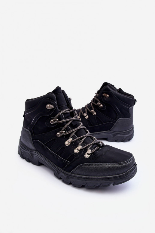 Men's Padded Trekking Shoes Black Cowder Men's Padded Trekking Shoes Black Cowder