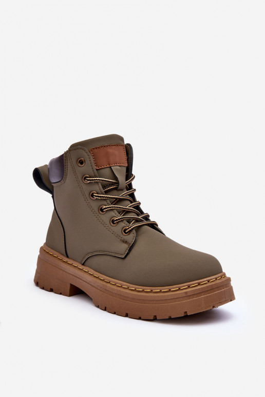 Women's Fleece-Lined Trapper Boots Green Corbin Women's Fleece-Lined Trapper Boots Green Corbin