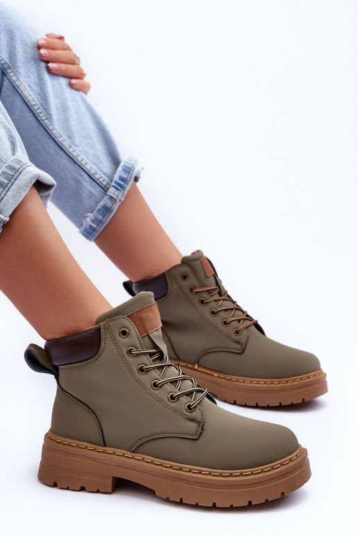 Women's Fleece-Lined Trapper Boots Green Corbin Women's Fleece-Lined Trapper Boots Green Corbin