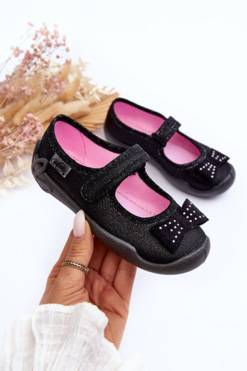 Children's Ballet Flats with Bow Befado 114X240 Black 2